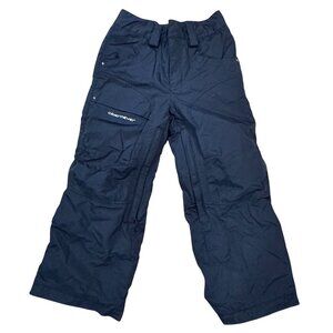 Obermeyer Juniors Ski Snow Pants Size 8 EWS System Black Adjustable Waist